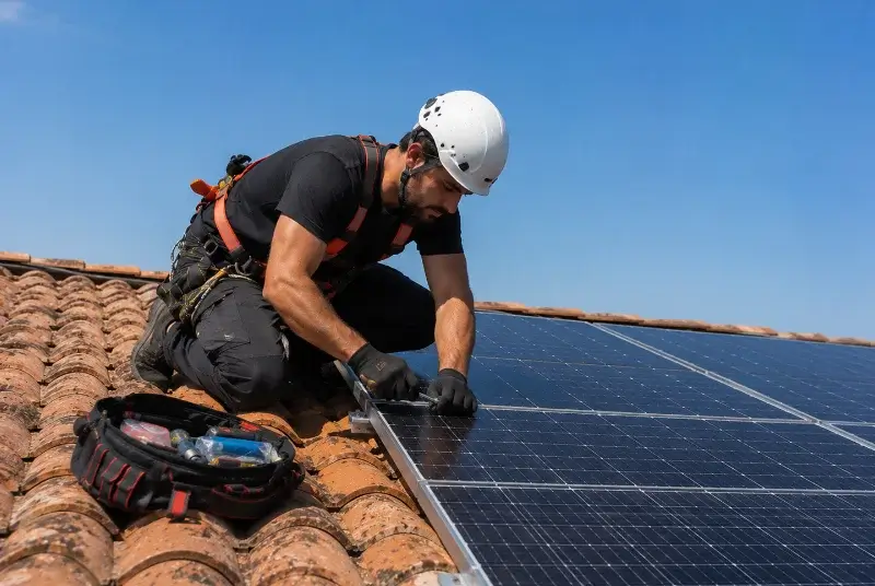 Maintenance et monitoring de panneaux solaires à Montgermont